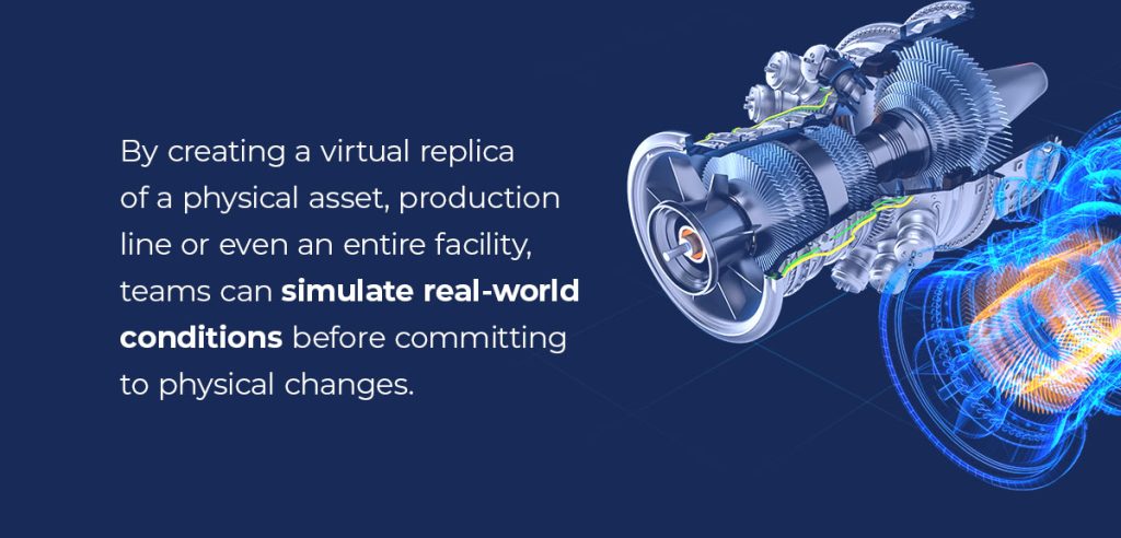 by creating a virtual replica of a physical asset, production line or even an entire facility, teams can simulate real-world conditions before committing to physical changes